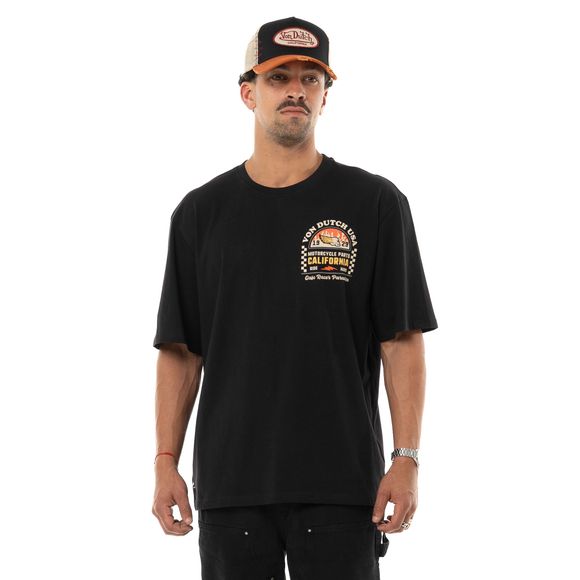 Short sleeve t -shirt Von Dutch head - blackRef: VDH0361