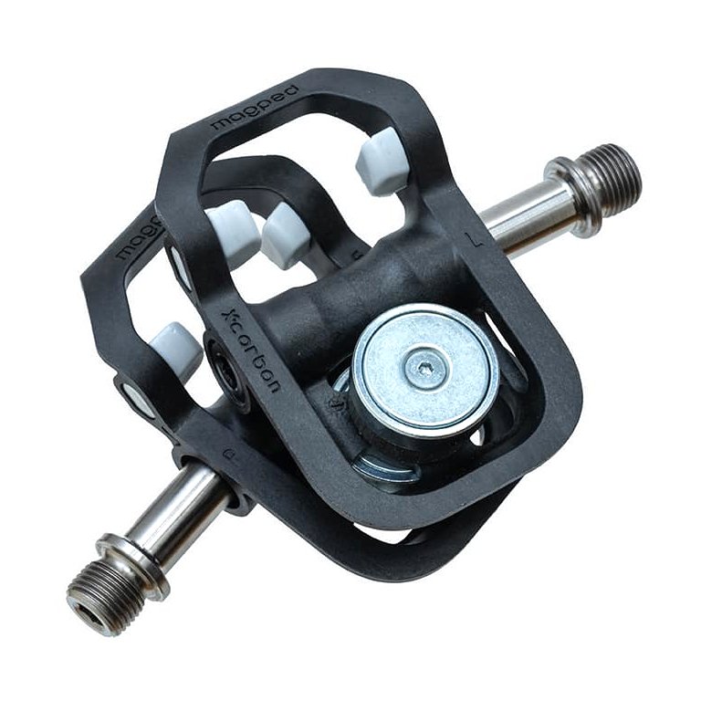 magped ROAD2 Magnetic Pedals - xCarbon | Steel Axle - 200N