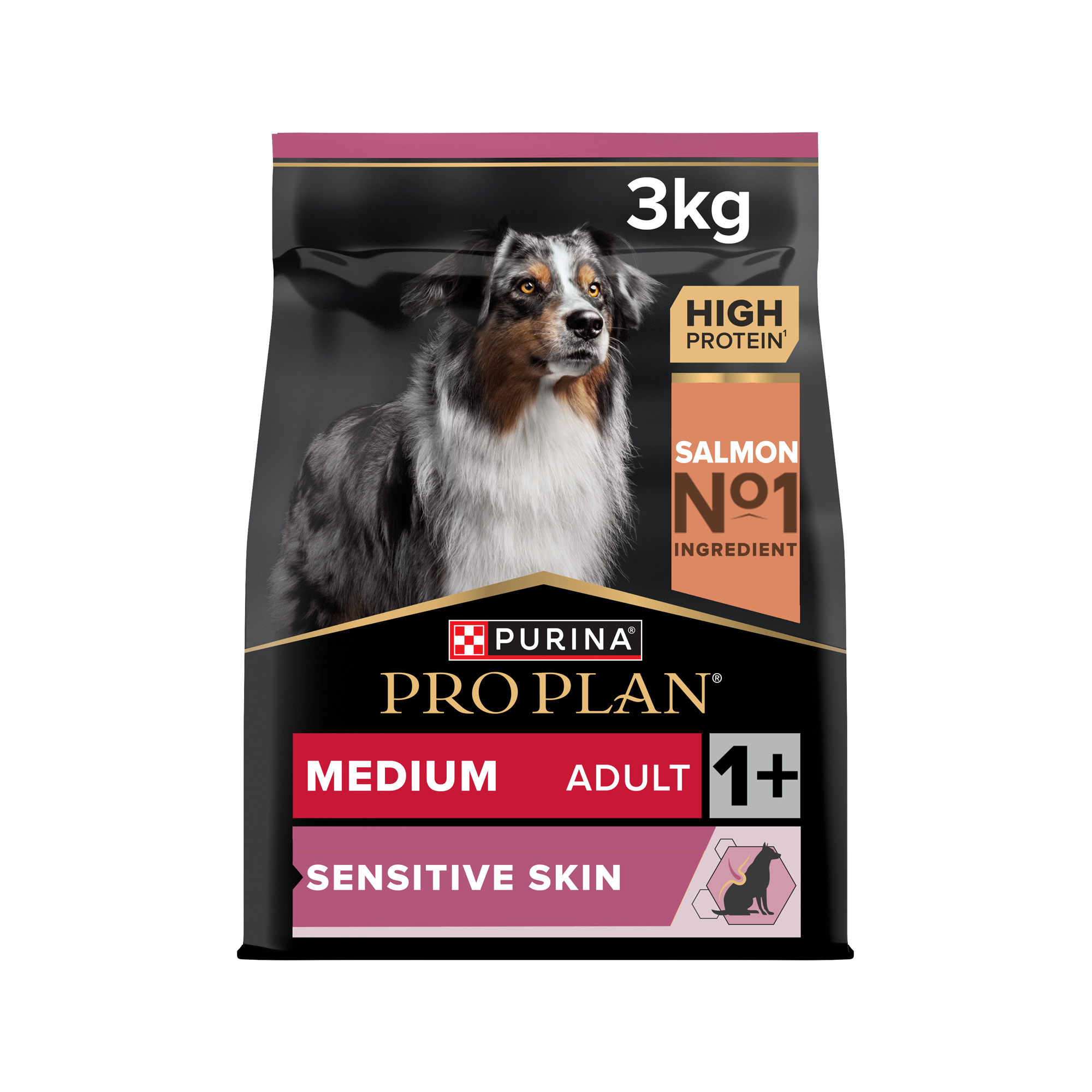 Purina Pro Plan Dog - Medium Adult - Sensitive Skin - Salmon - 2 x 14 kg