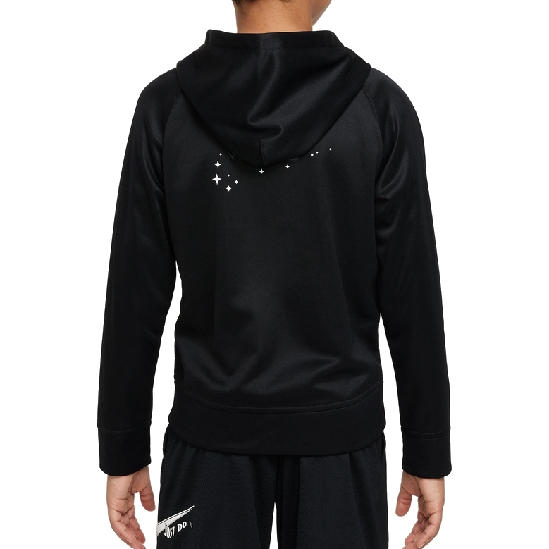 Nike Therma-FIT Full-Zip Hoodie Kids - black/white DQ9025-010
