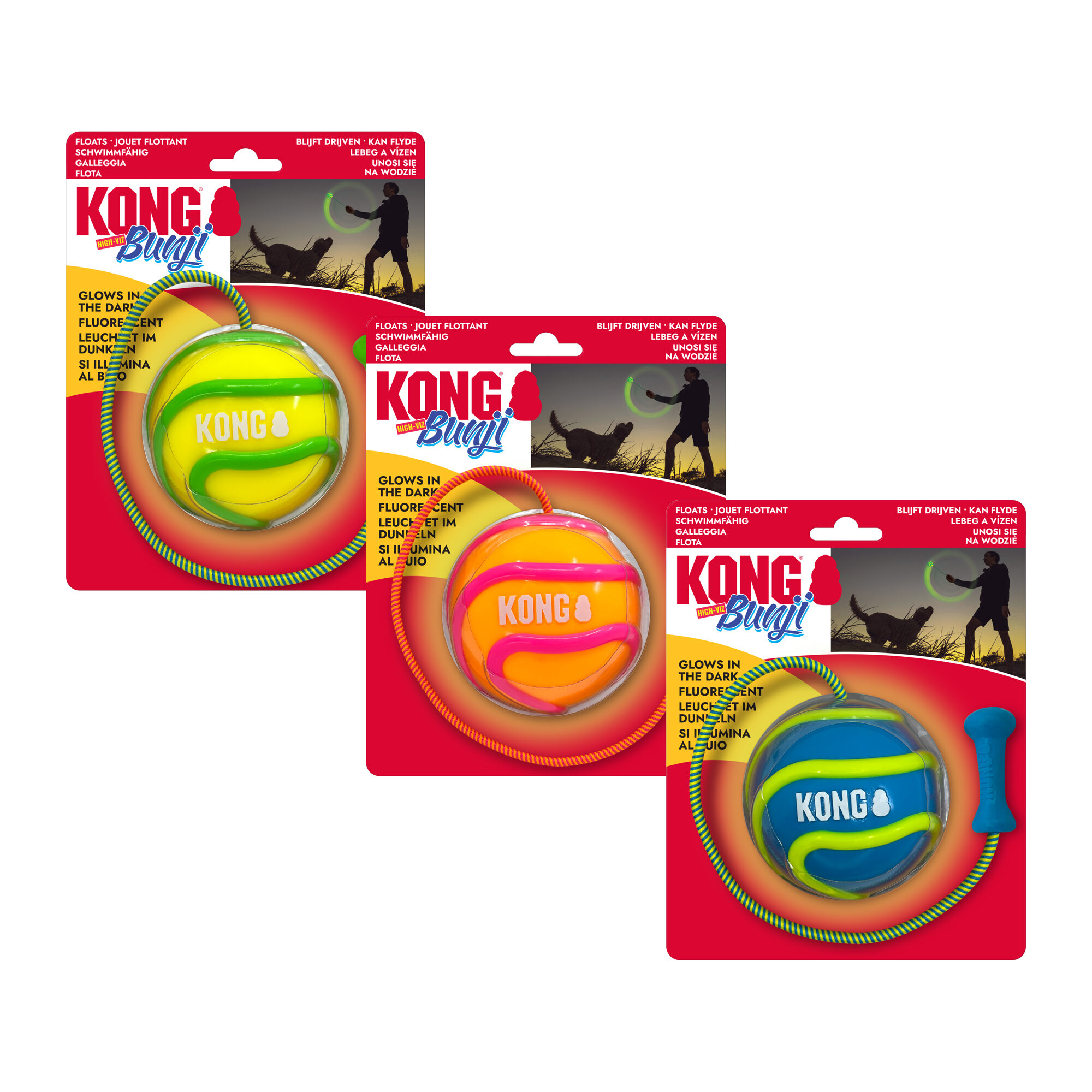 KONG Bunji High-Viz Ball