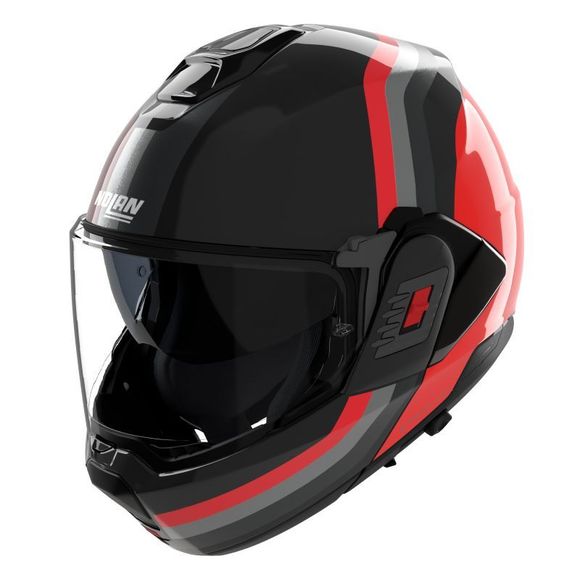 Modular Helmet Nolan N120-1 - LINEO - Black / RedRef: NL1640