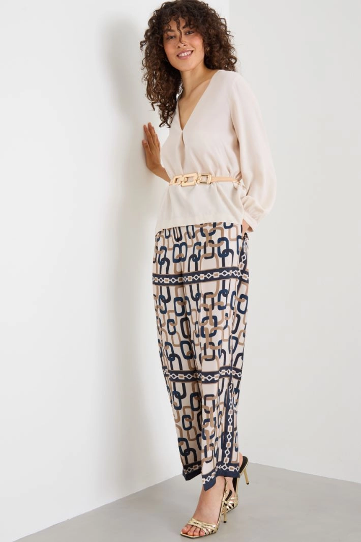 Crepe blouse - IVORY