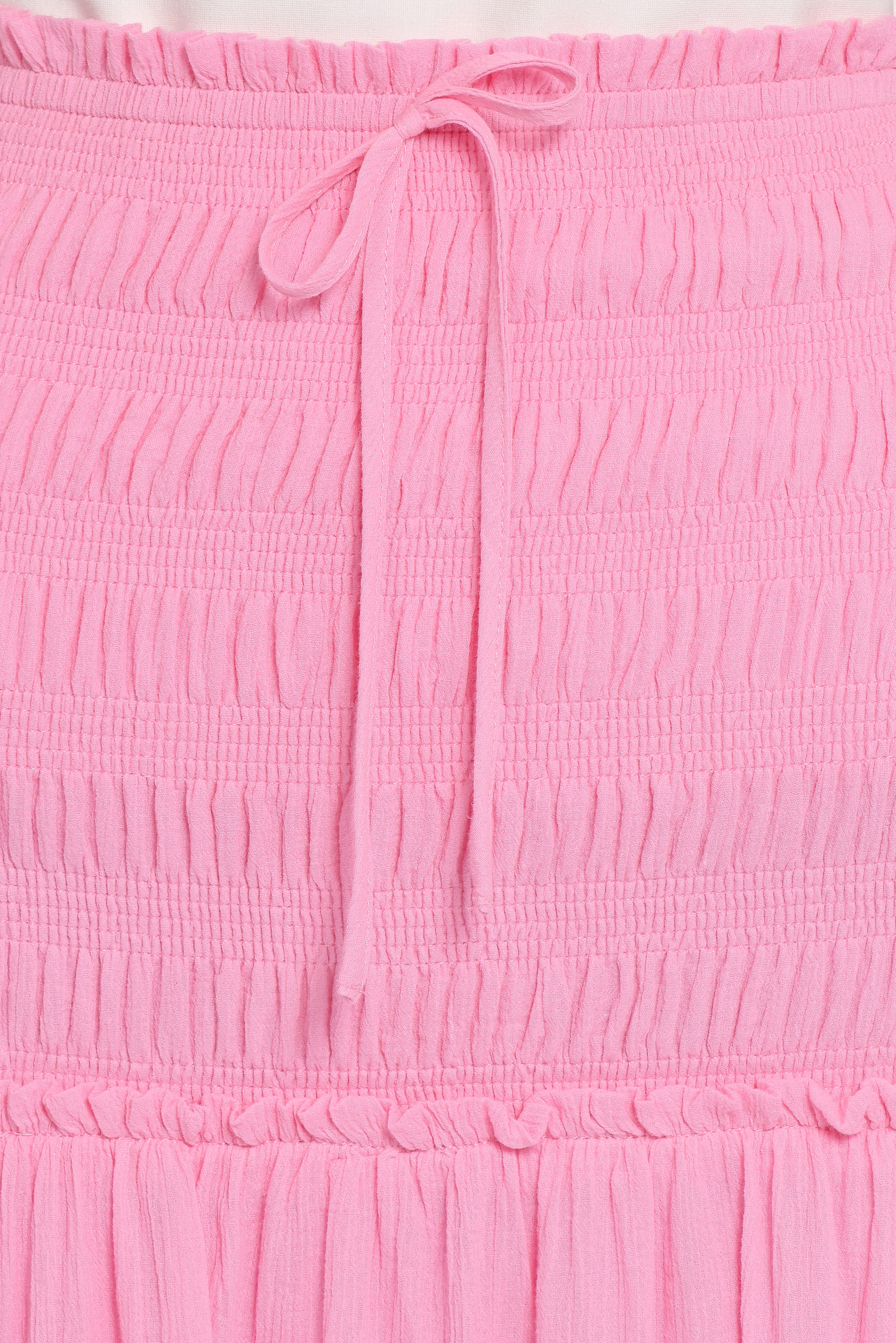 Valerie Drop Waist Maxi Skirt - Pink
