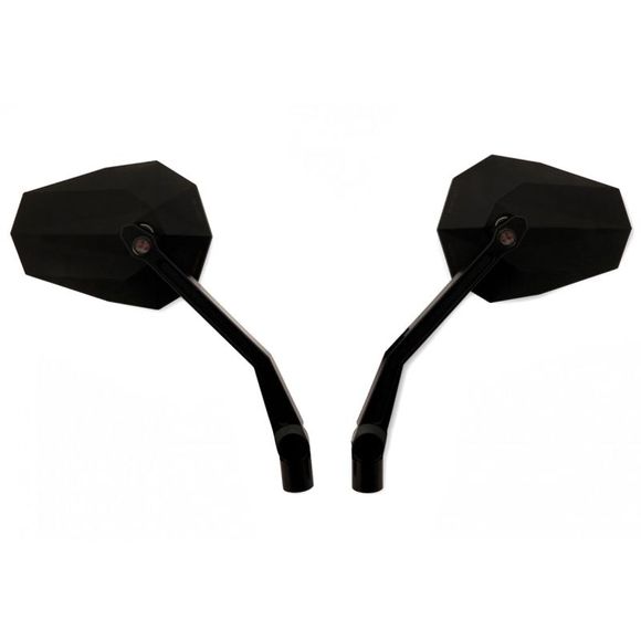 Highsider STEALTH X2 rearview mirror with LED indicators (PAIR) Universal - BlackRef: HGI0167 / 301-451