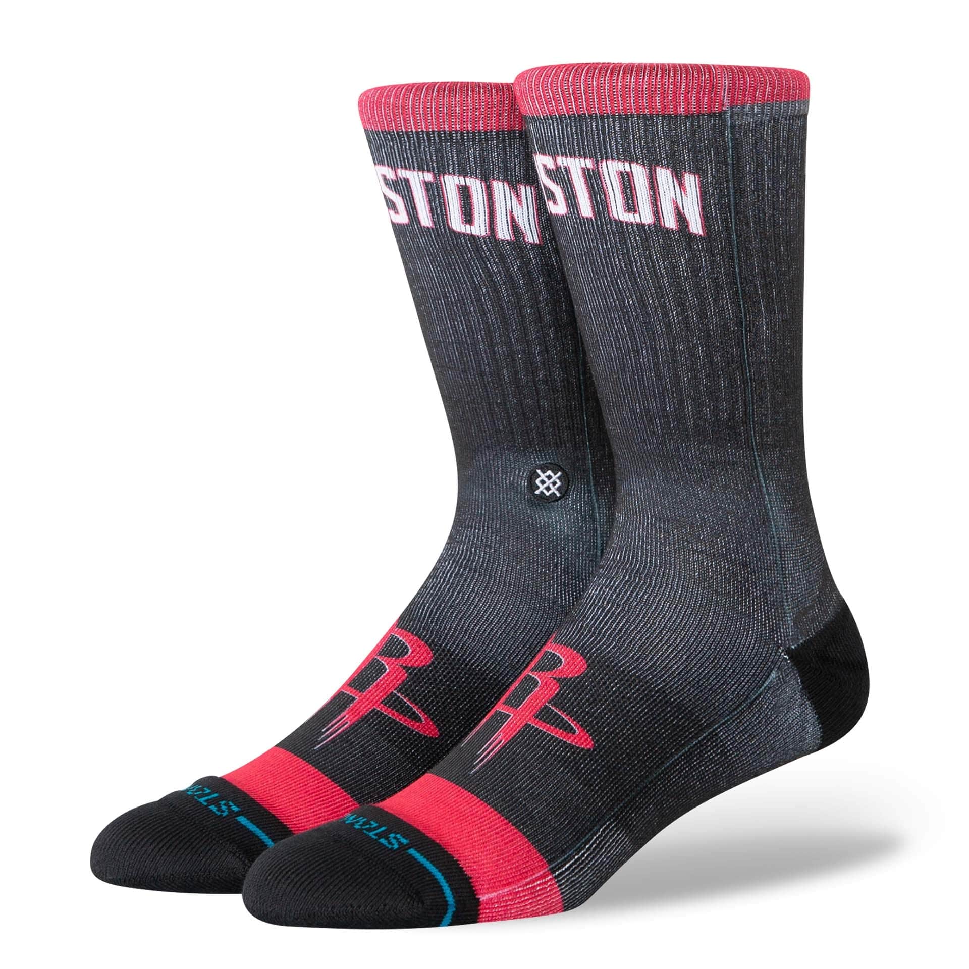 Houston Rockets 2025-26 NBA Statement Edition Crew Socks