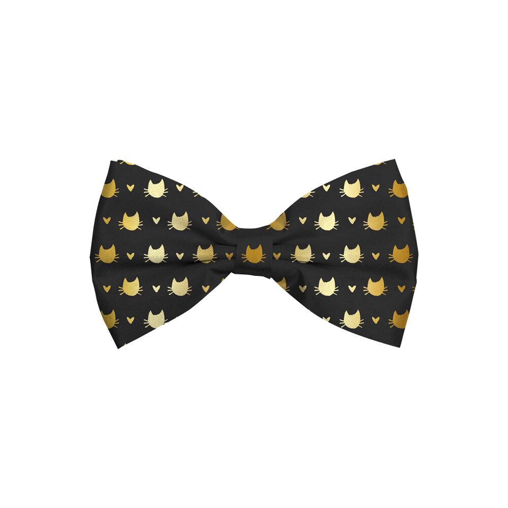 Bow Tie Xmas Black Cat S