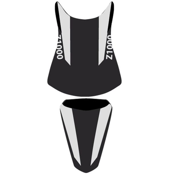 Housse de selle Bagster Noir Mat/ArgentRef : 2217A