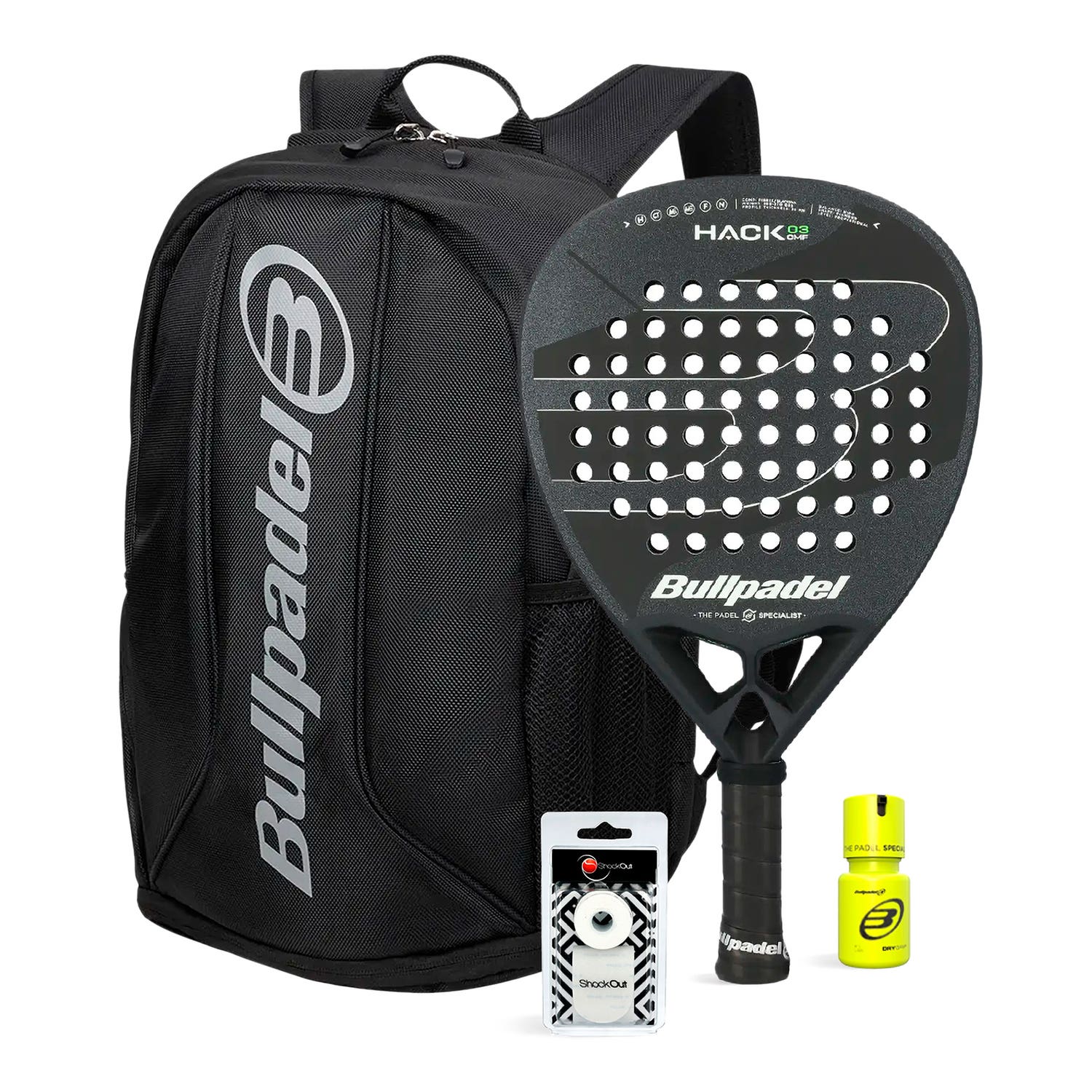 PACK BULLPADEL HACK 03 CMF BAG AVANT 2 DRY GRIP