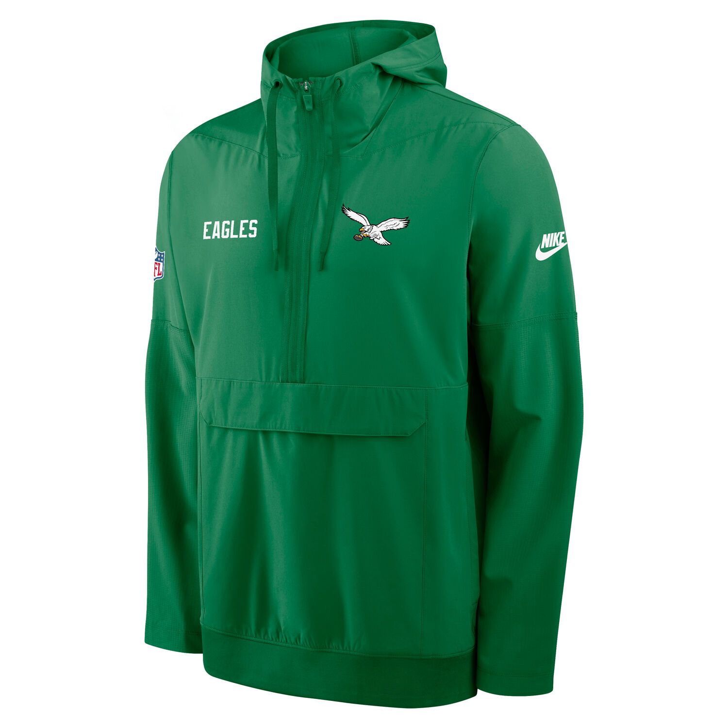 Philadelphia Eagles Alternate Sideline Half-Zip Anorak NFL Jacke Green