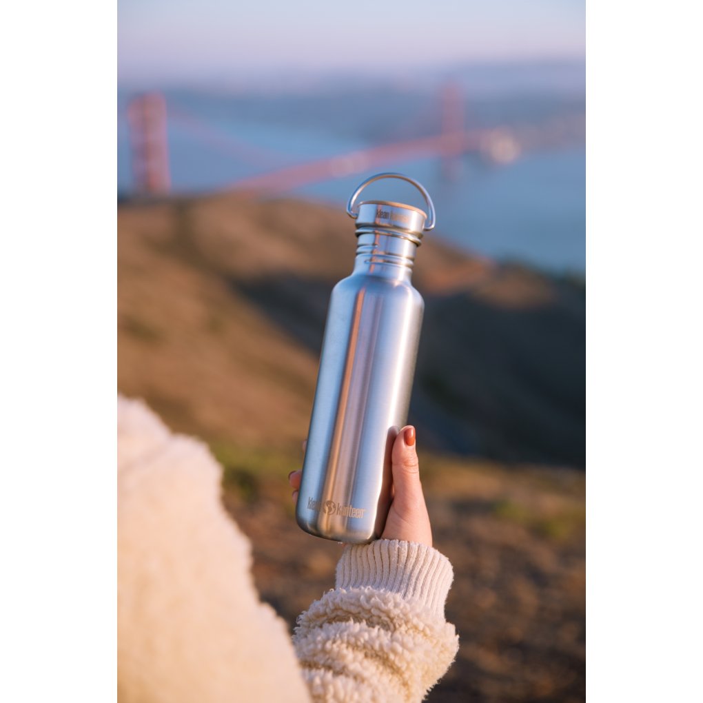 Klean Kanteen Classic Bottle 800ml with Loop Cap - black