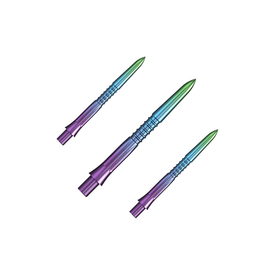 Mission Caliburn EVO dart tips GV1 - Rainbow