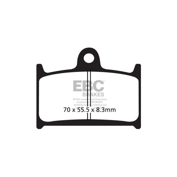 EBC Organic Front Brake PadsRef: FA236