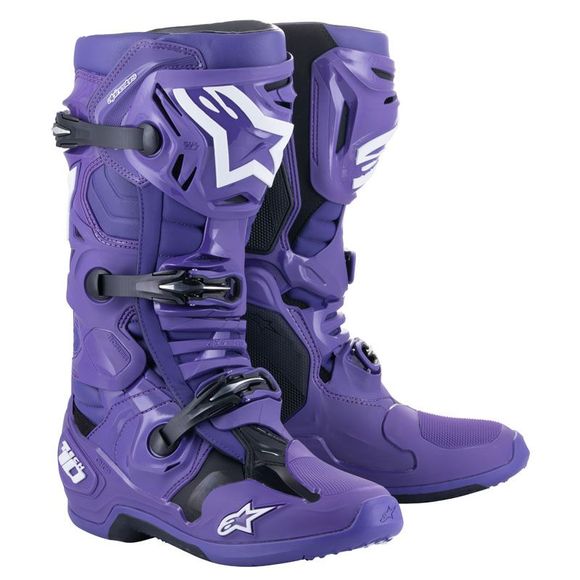 Bottes cross Alpinestars TECH 10 2026 - Violet / NoirRef : AP1495-ULBL