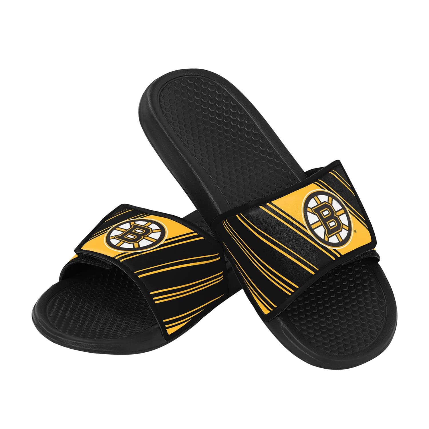 Boston Bruins Legacy Velcro NHL Sport Slides