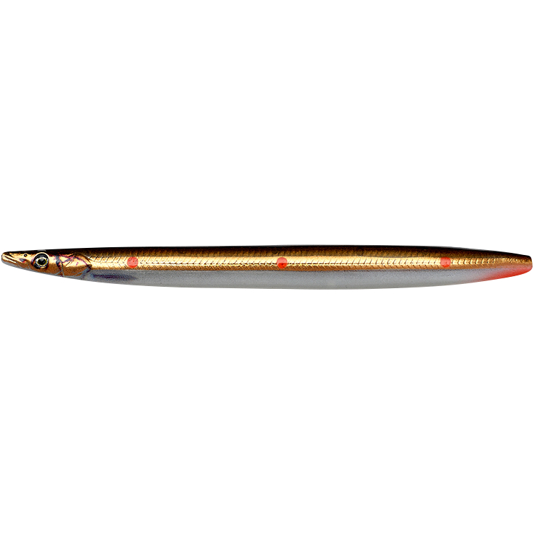 Savage Gear Seatrout Lure 3D Line Thru (Brown Copper Red Dots)