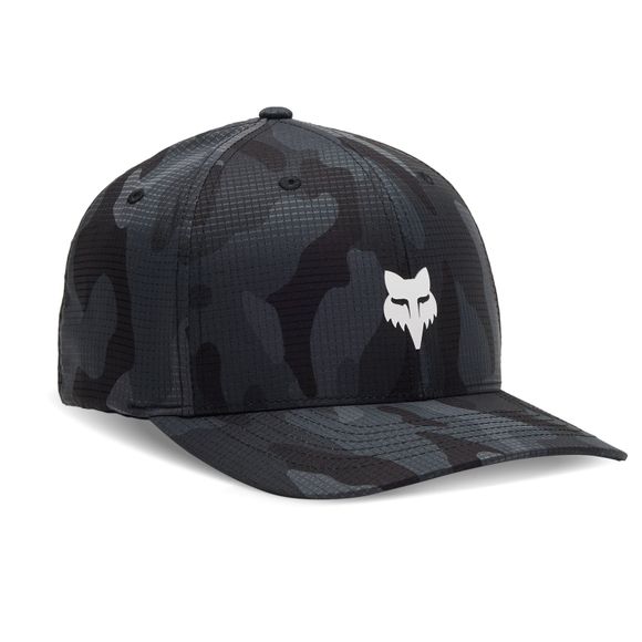 Casquette Fox HEAD CAMO TECH FLEXFIT - Noir / JauneRef : FX4271