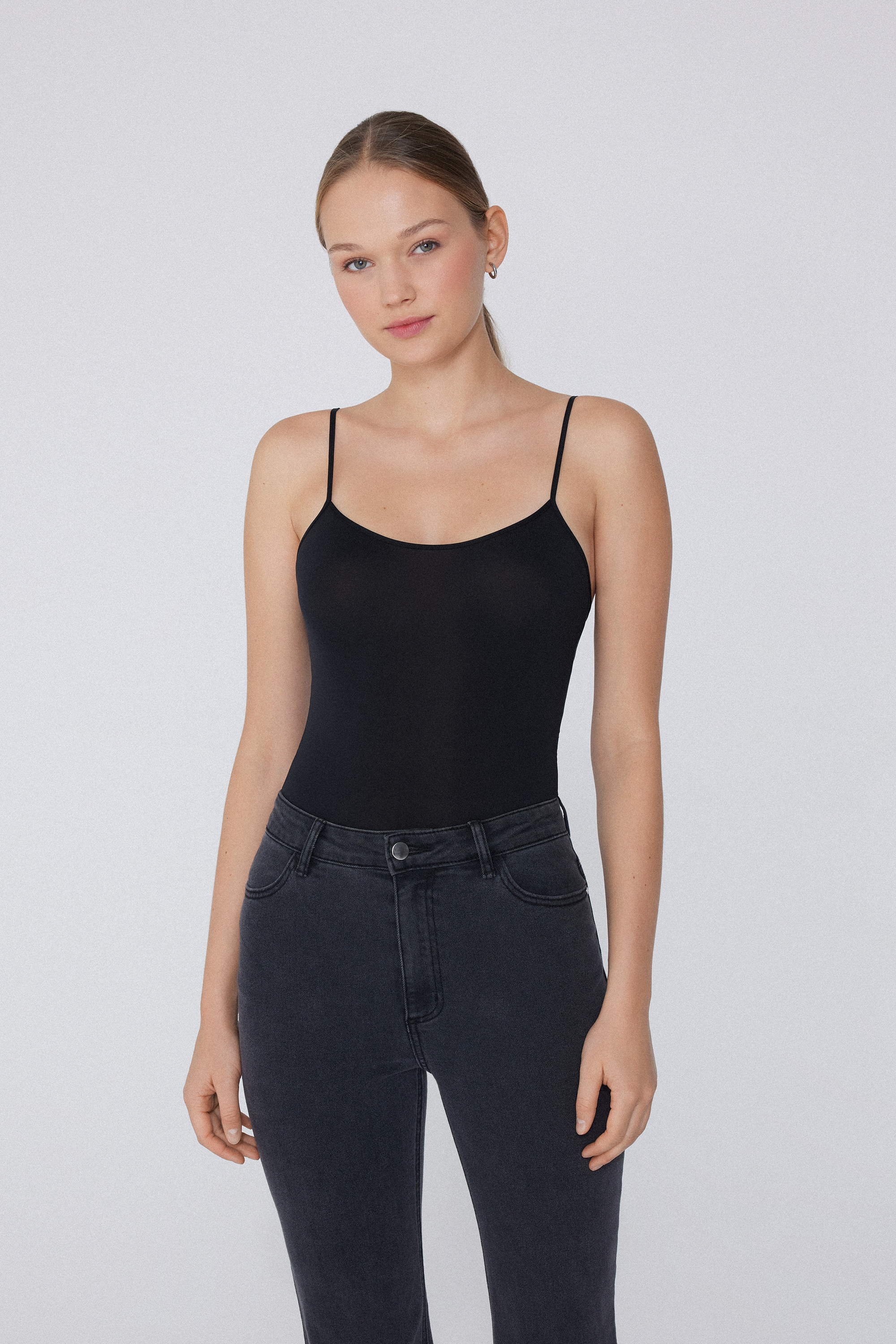 Microfibre Body with Thin Shoulder Straps