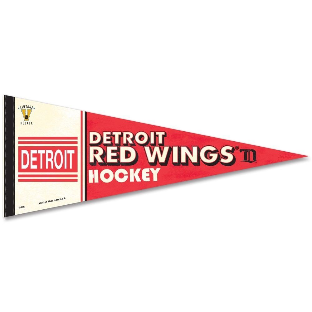 Detroit Red Wings Premium Vintage NHL Pennant