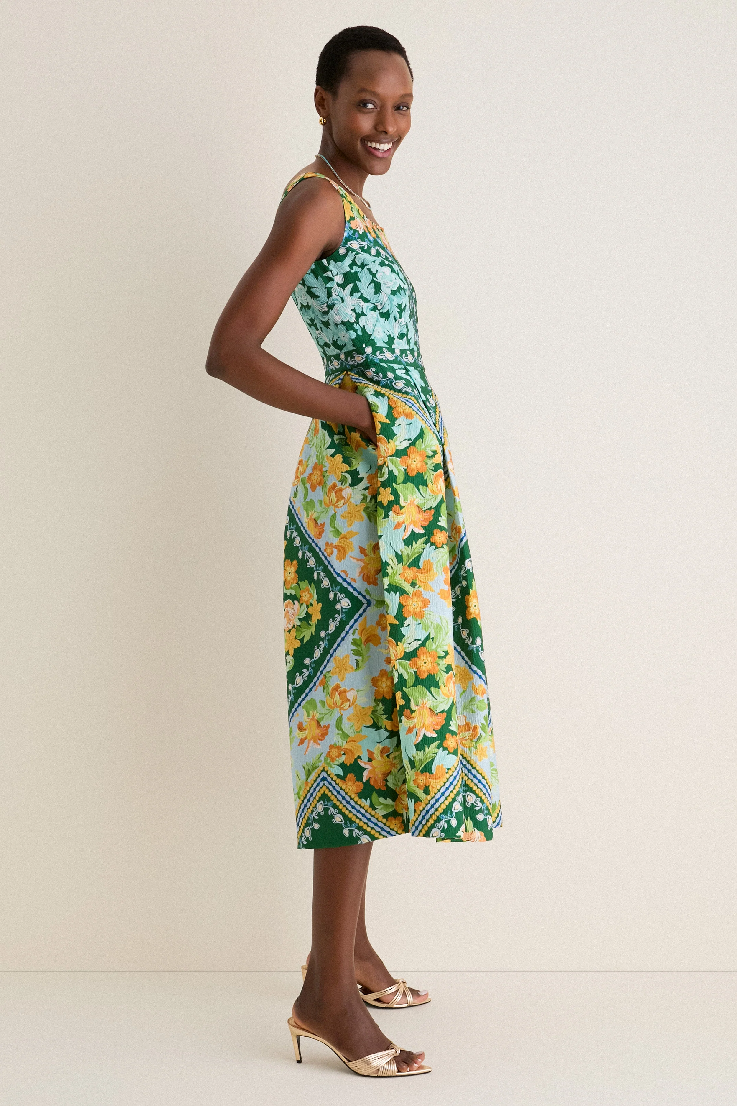Bellis Wreath Martine-C Midi Dress