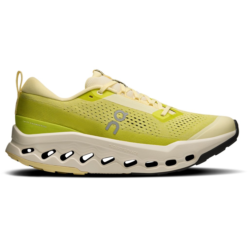 On Cloudsurfer Trail 2 Running Shoes Men - Ivory | Lime