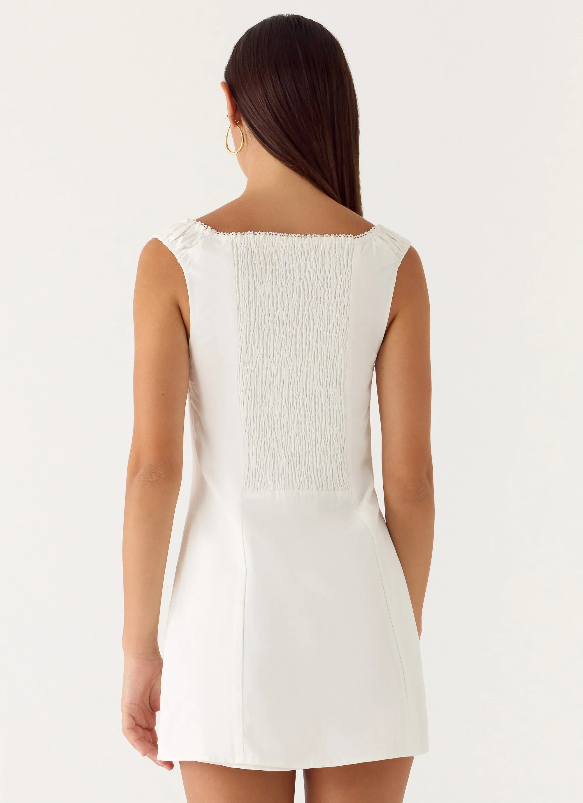 Drift Mini Dress - White