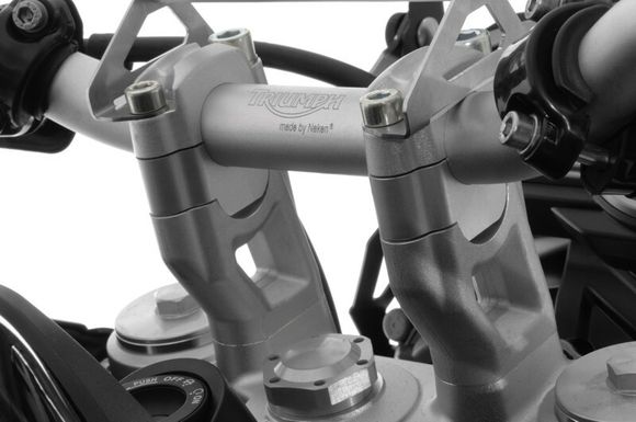 Touratech 20mm Handlebar Riser - SilverRef: Trt01864A / 01-420-5255-0