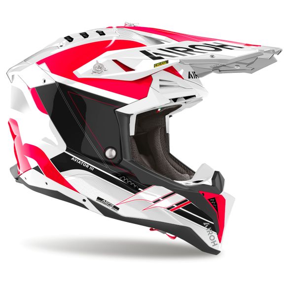 Airoh AVIATOR 3 cross helmet - SABER 2024 - RedRef: AR1339