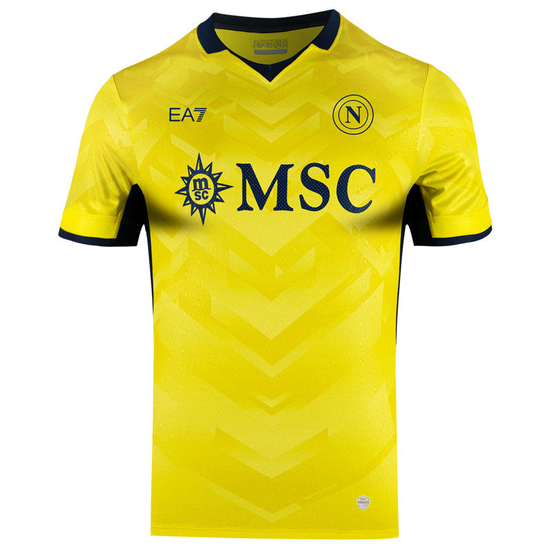 SSC Napoli Goalkeeper Yellow Match Shirt 2024/2025
