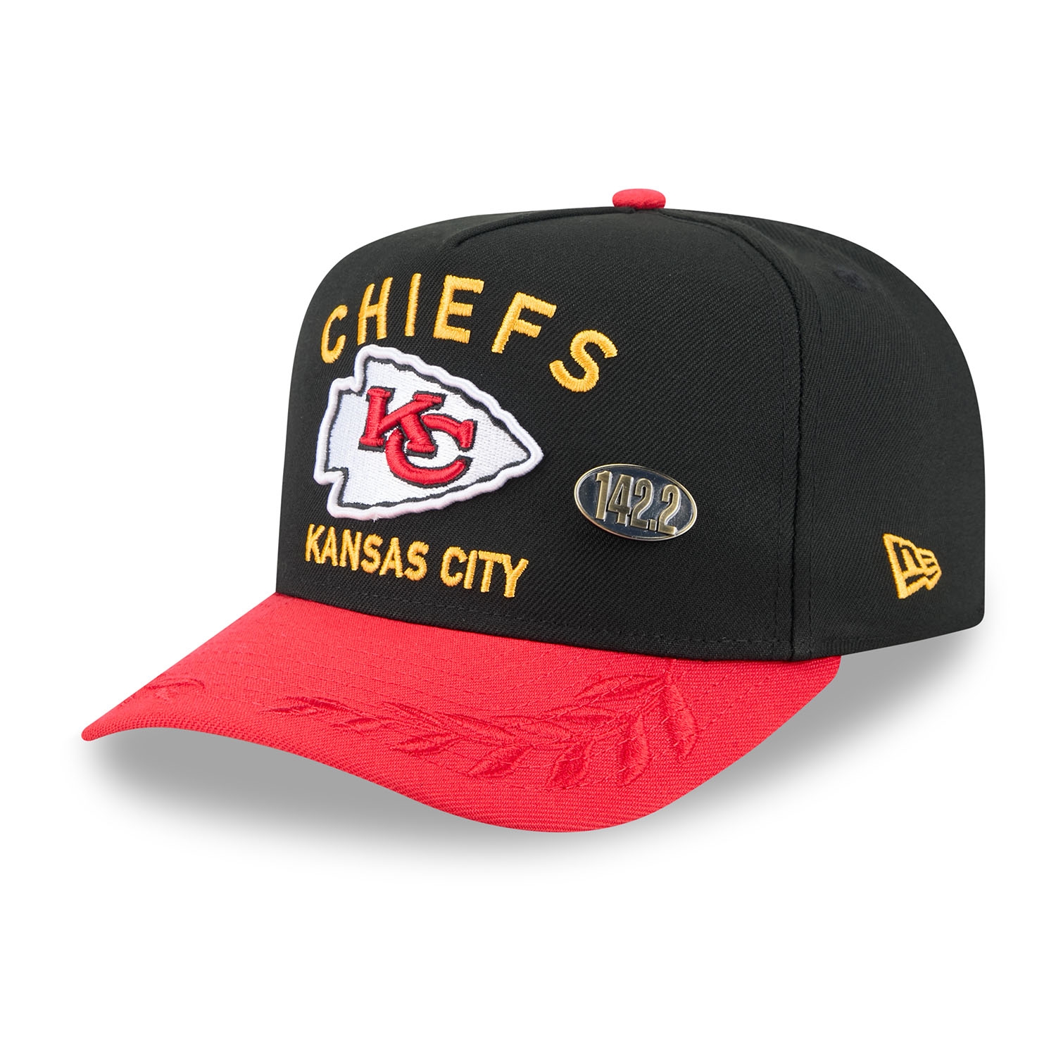 Kansas City Chiefs 2025 NFL Draft New Era 59FIFTY A-Frame Fitted Cap Black