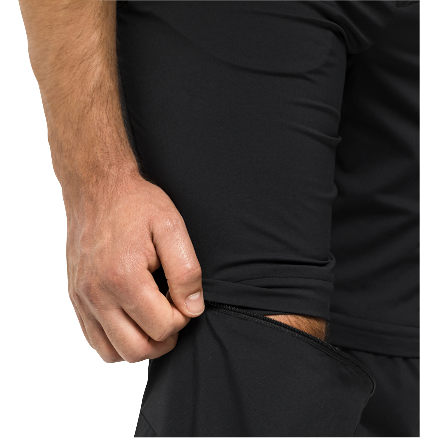 Jack Wolfskin Glastal Zip Off Pants M Men (Black)