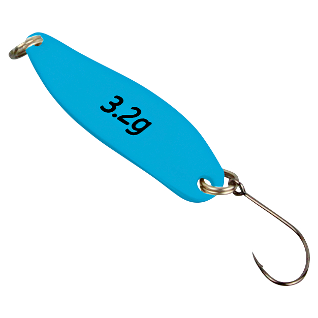FTM Trout Spoon Hammer (3.2 g, Yellow\/Blue UV)