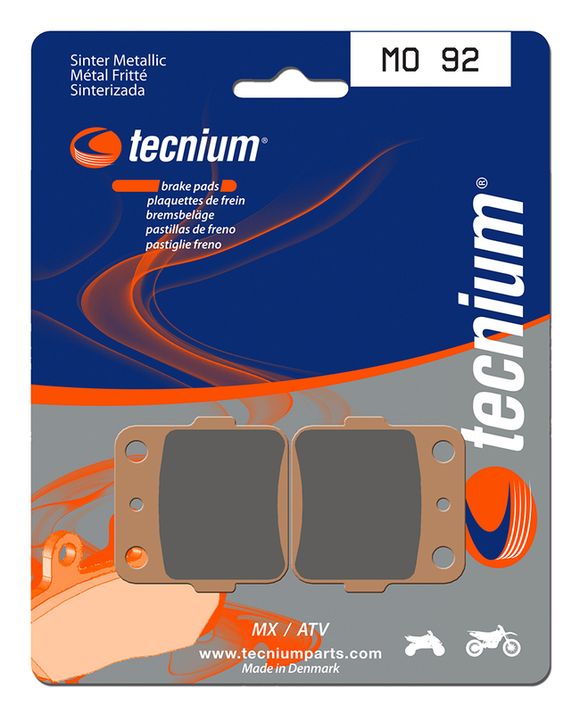 Tecnium MX/Quad sintered metal brake pads - MO92Ref: TE00908A / 1022925