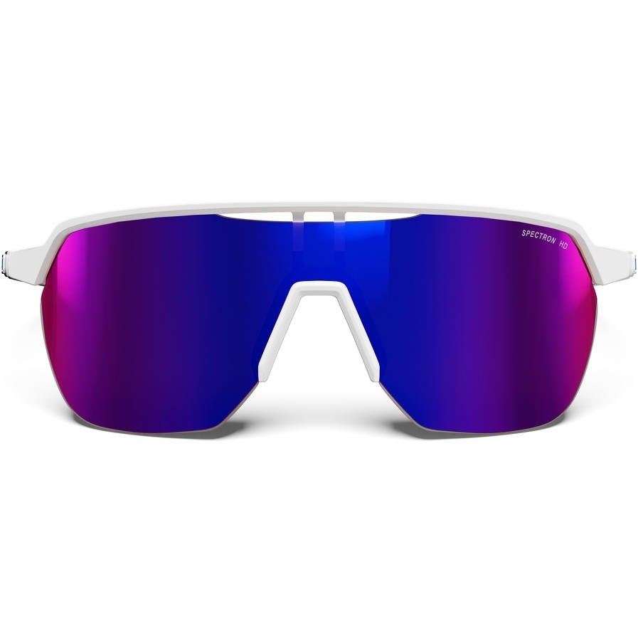 Julbo Frequency Sunglasses - Groupama-FDJ/White/Blue - Multilayer Pink Spectron HD 3
