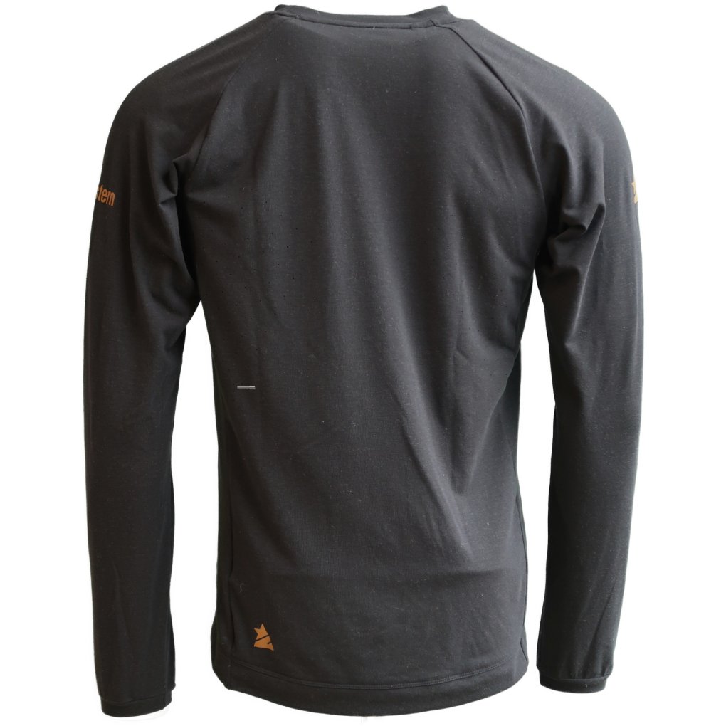 Zimtstern Spunz Long Sleeve Shirt Men - pirate black