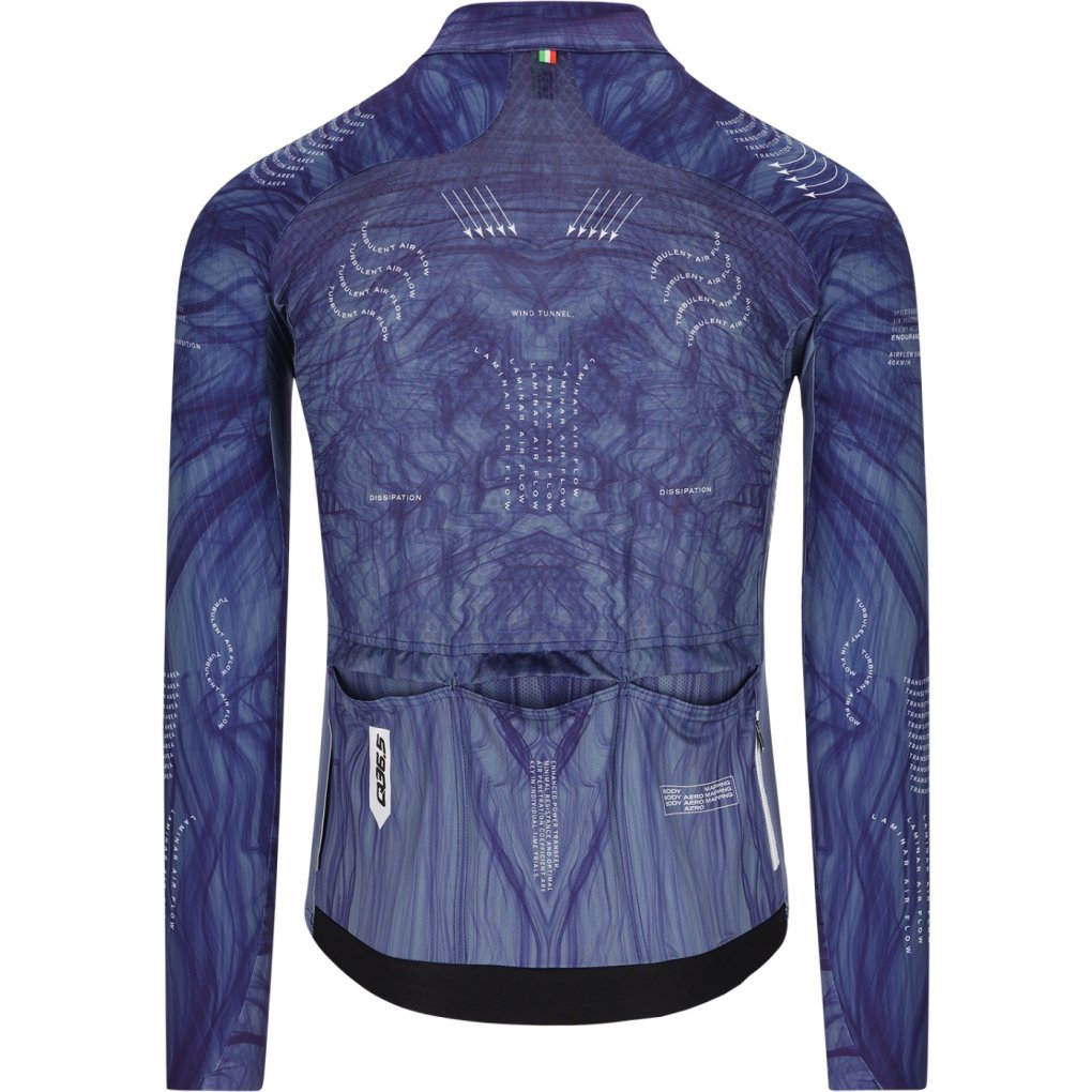 Q36.5 Gregarius Hybrid Light Aeroflow Long Sleeve Jersey Men - navy blue