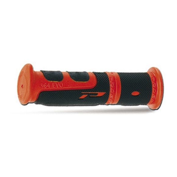 Progrip 964 22 Universal Handlebar Grips - Red / BlackRef: Prg0282 / 964Rn