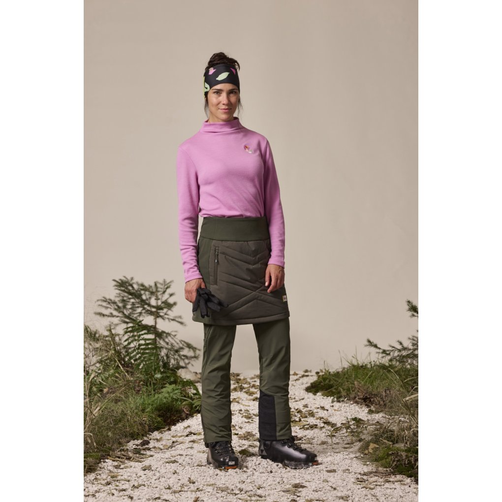 Maloja SchneekoppeM. Mountain Midlayer Shirt Women - shaded sage 8987