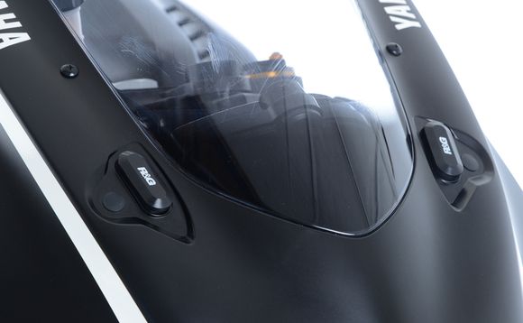 R&G Racing mirror shutters Cover - black holesYAMAHA 600 YZF-R6 (RJ27) - 2017 - 2021Ref: Rgr03255A / 1068583