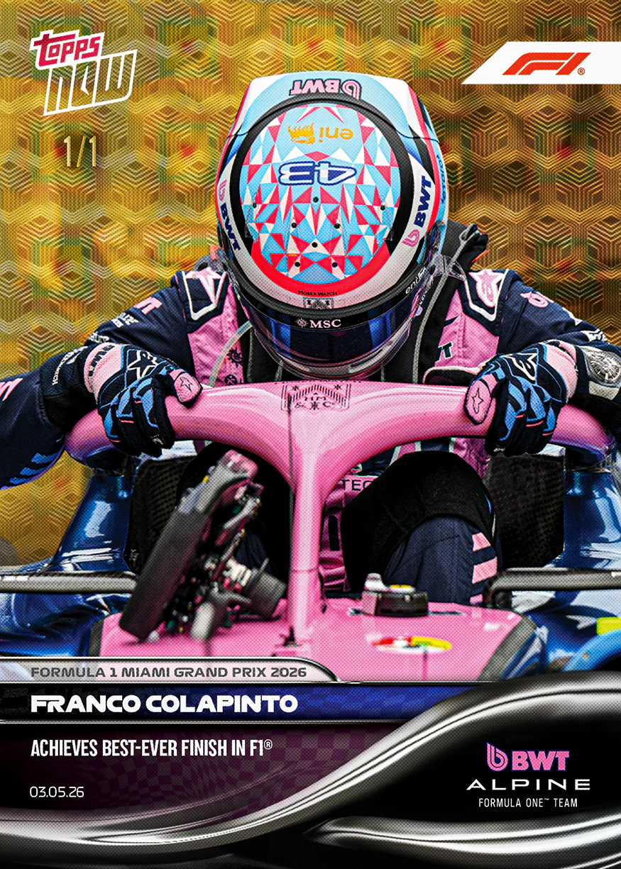 Franco Colapinto - 2026 Formula 1® Topps NOW® - Card 27