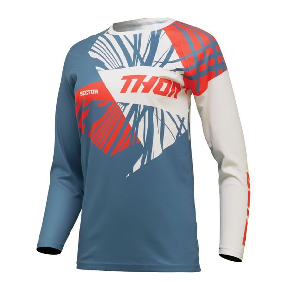 Thor SECTOR SPLIT WOMEN 2024 cross jersey - Blue / RedRef: TO2962