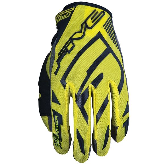 Five MXF PRORIDER S cross gloves - YELLOW BLACK 2023 - Yellow / BlackRef: FV0258