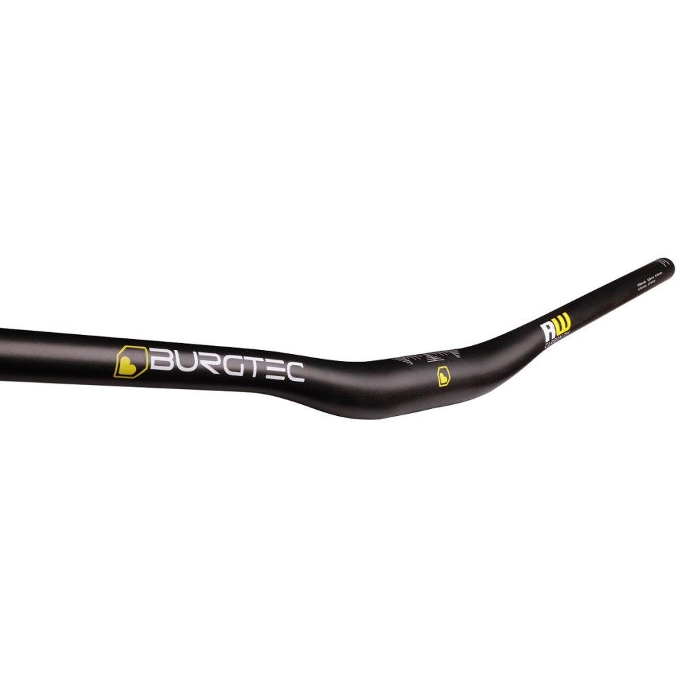 Burgtec RideWide DH Carbon 35.0 MTB-Handlebar - 800mm - 30mm Rise - UD carbon