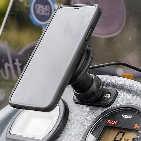 Smartphone holder Quad Lock QLP-360-F2H flat rectangle 2 holes Universal - BlackRef: QDL0105 / 1118123