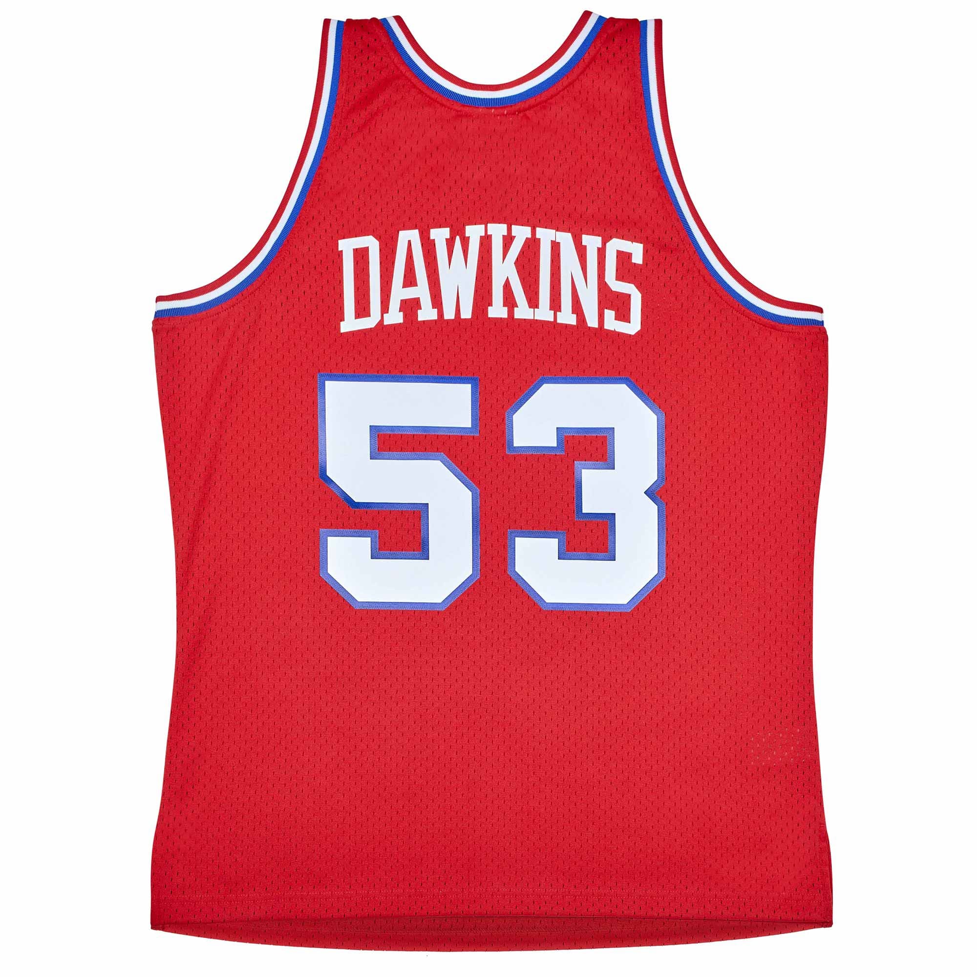Darryl Dawkins #53 Philadelphia 76ers 1979-80 Mitchell & Ness Swingman NBA Jersey Red