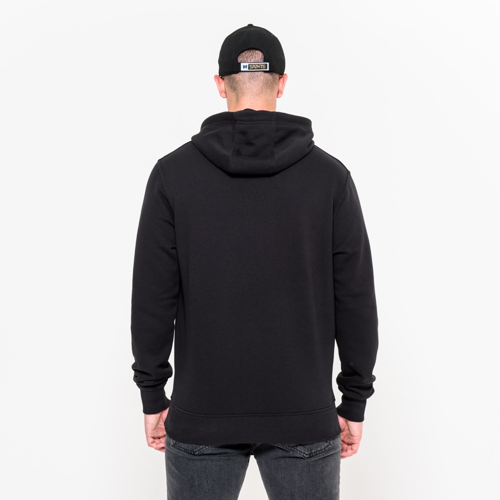 New Orleans Saints Logo Hoodie NFL Sweatshirt Black
