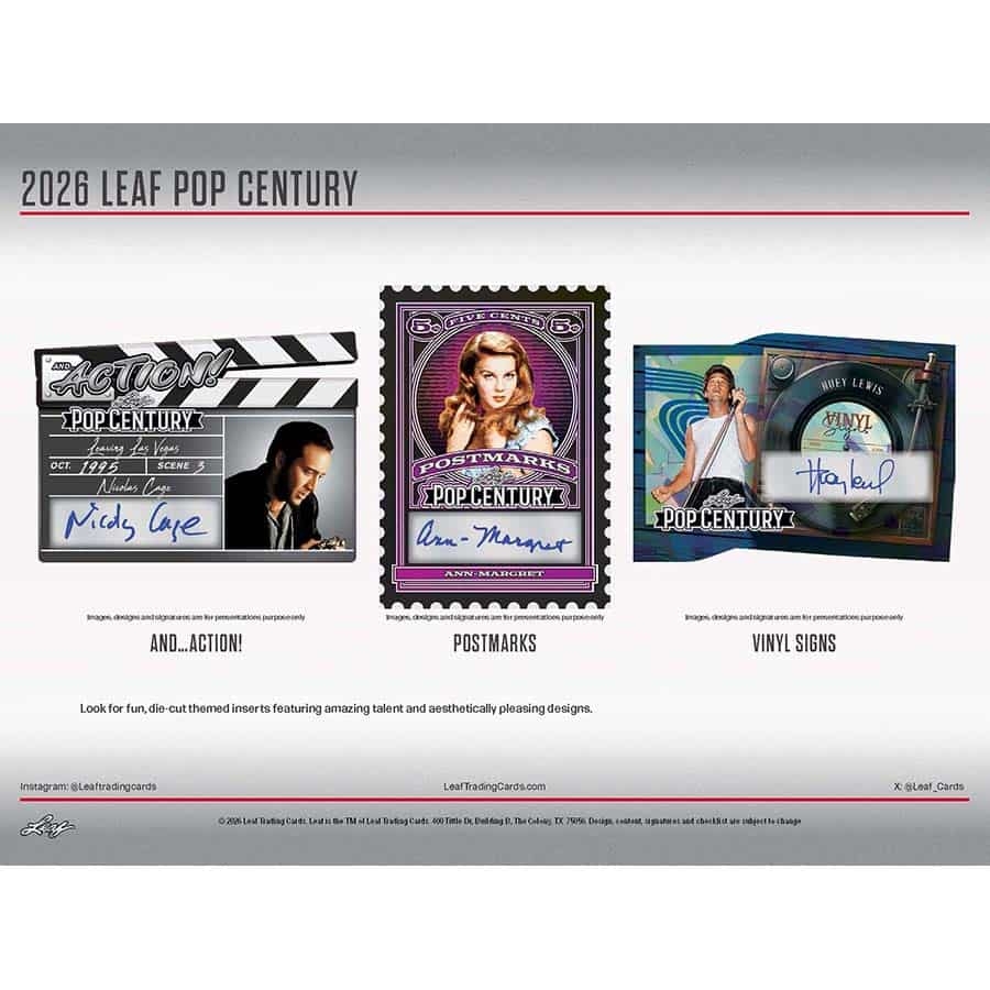 2026 Leaf Metal Pop Century Hobby Box