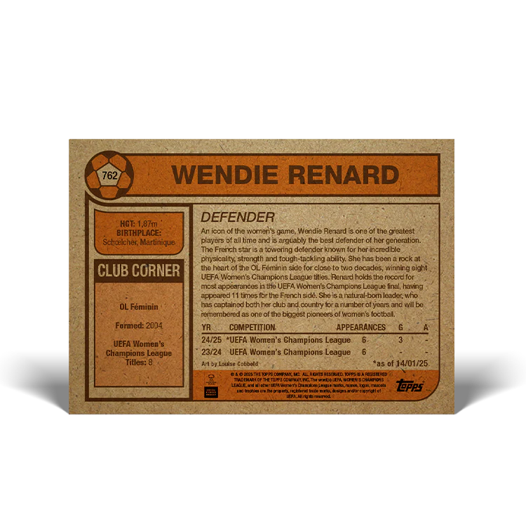 UCC Living Set Card 762 - Wendie Renard