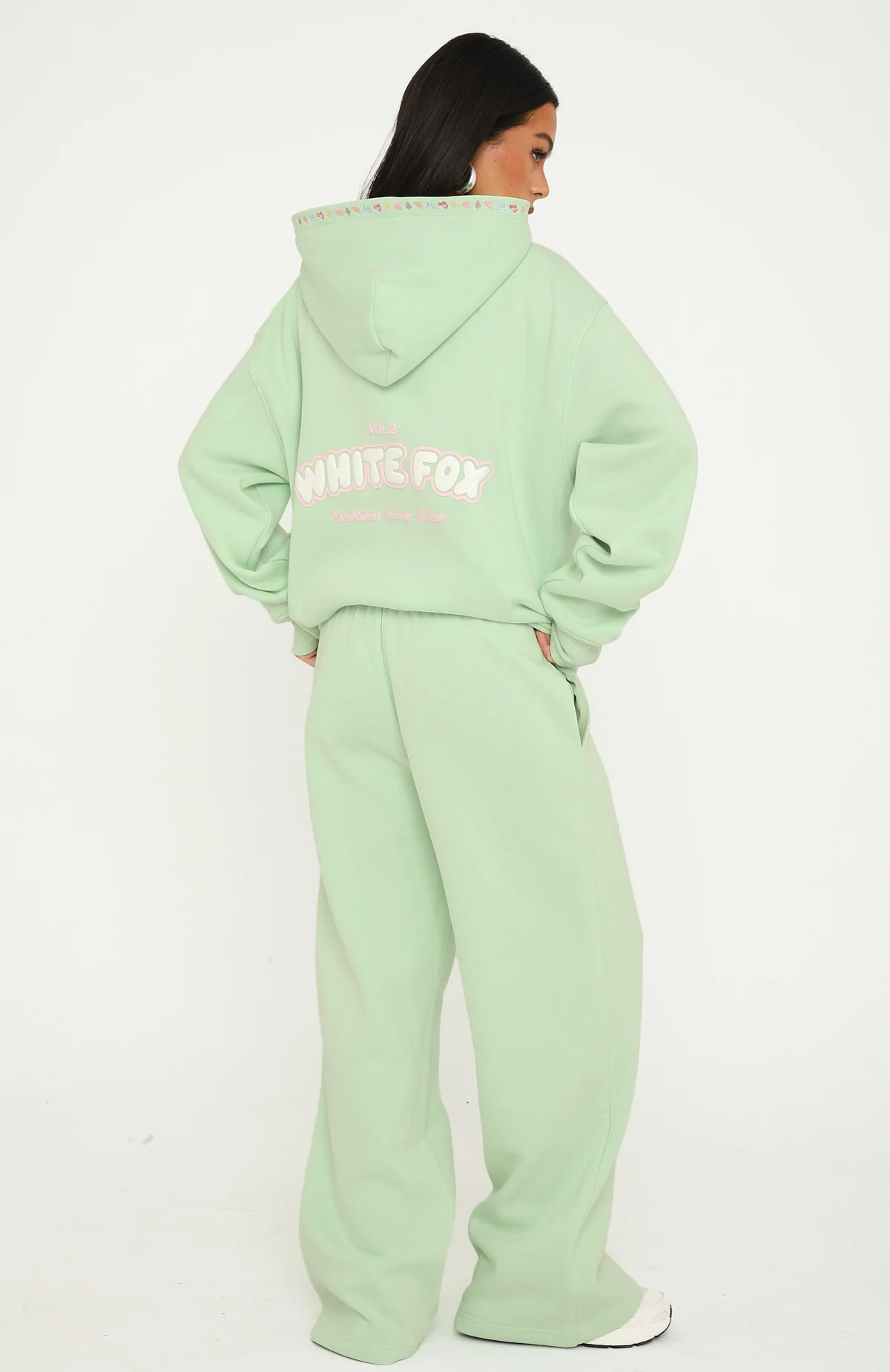 Vol. 2 Wide Leg Sweatpants Mint