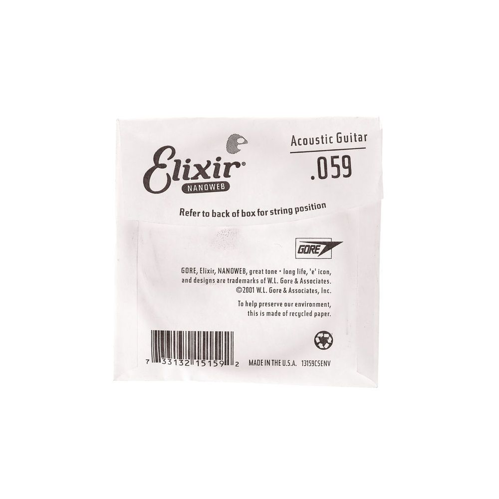 Elixir .059 Western Bronze 80/20 – Thomann Ireland